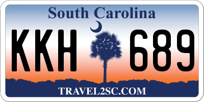 SC license plate KKH689