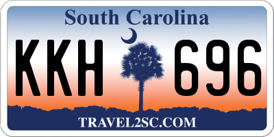 SC license plate KKH696