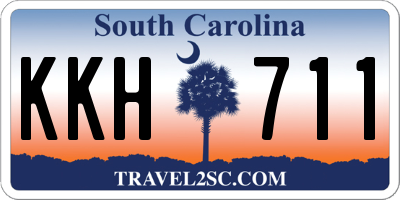 SC license plate KKH711