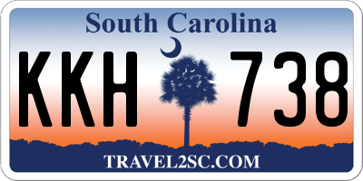SC license plate KKH738