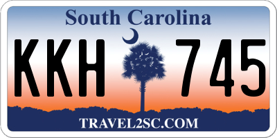 SC license plate KKH745
