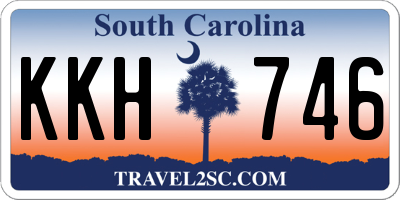 SC license plate KKH746