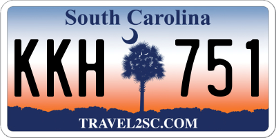 SC license plate KKH751
