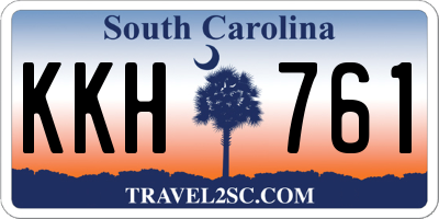 SC license plate KKH761