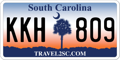SC license plate KKH809