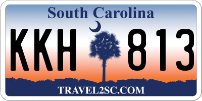 SC license plate KKH813