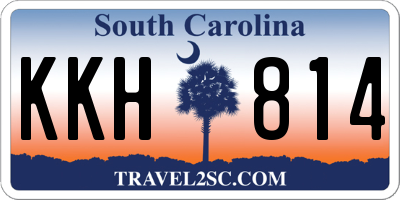 SC license plate KKH814