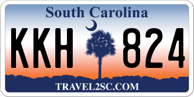 SC license plate KKH824