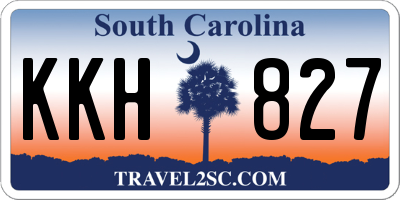 SC license plate KKH827