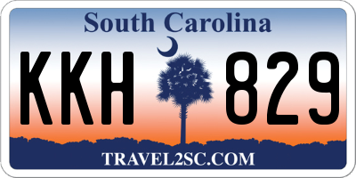 SC license plate KKH829