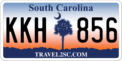 SC license plate KKH856
