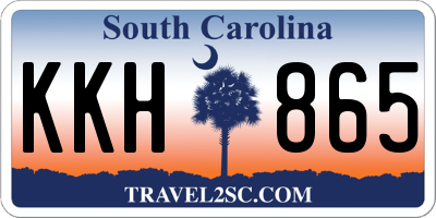 SC license plate KKH865
