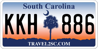SC license plate KKH886