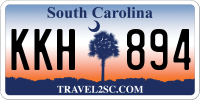 SC license plate KKH894