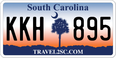 SC license plate KKH895