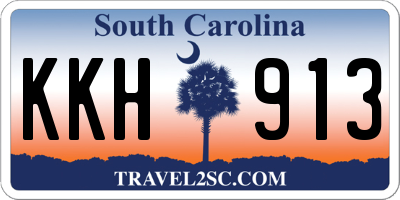 SC license plate KKH913
