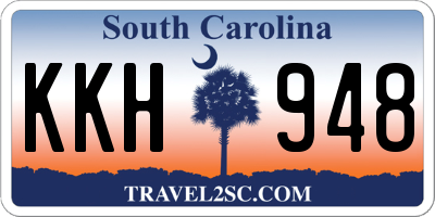 SC license plate KKH948
