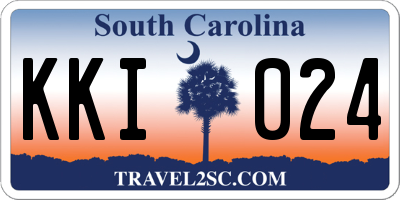 SC license plate KKI024