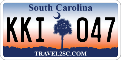 SC license plate KKI047