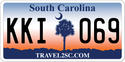 SC license plate KKI069