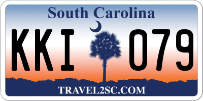 SC license plate KKI079