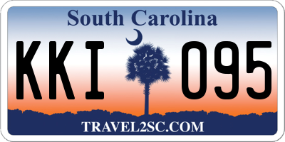 SC license plate KKI095