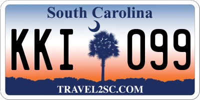 SC license plate KKI099
