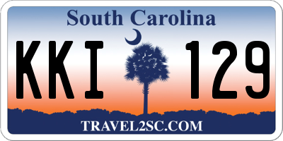 SC license plate KKI129
