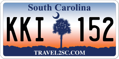 SC license plate KKI152