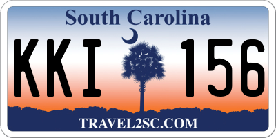 SC license plate KKI156