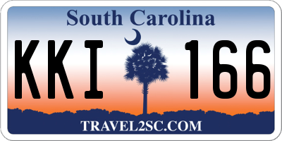 SC license plate KKI166