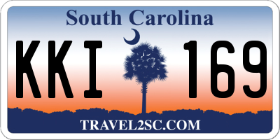 SC license plate KKI169