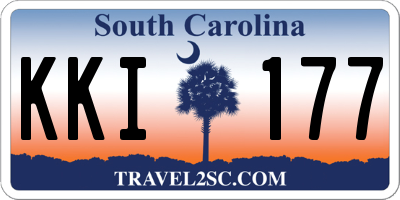 SC license plate KKI177