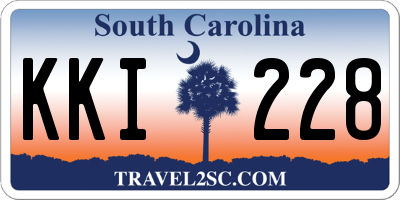 SC license plate KKI228