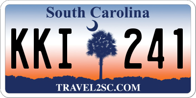 SC license plate KKI241