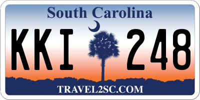 SC license plate KKI248