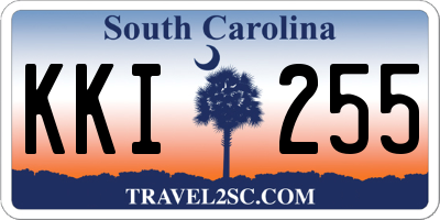 SC license plate KKI255