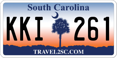 SC license plate KKI261