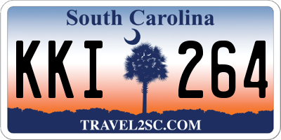 SC license plate KKI264