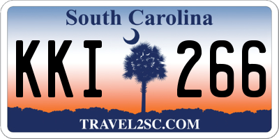 SC license plate KKI266