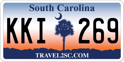 SC license plate KKI269