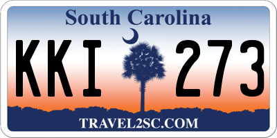 SC license plate KKI273