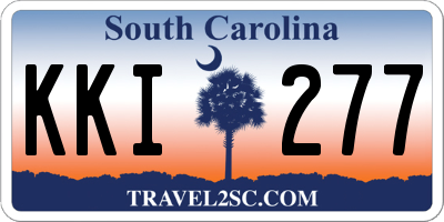 SC license plate KKI277