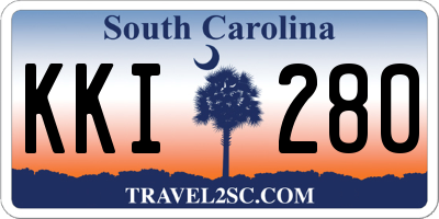 SC license plate KKI280