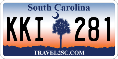 SC license plate KKI281