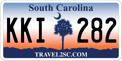 SC license plate KKI282