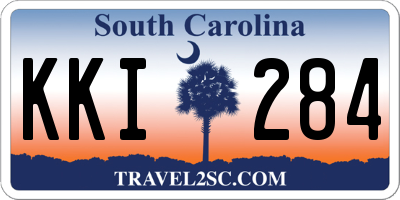 SC license plate KKI284