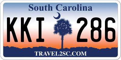 SC license plate KKI286