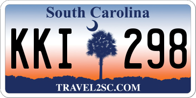 SC license plate KKI298
