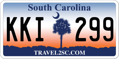 SC license plate KKI299